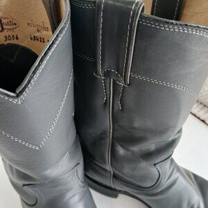 Women's Cowboy Boots Justin SZ 7B Gray Leather Western Boots